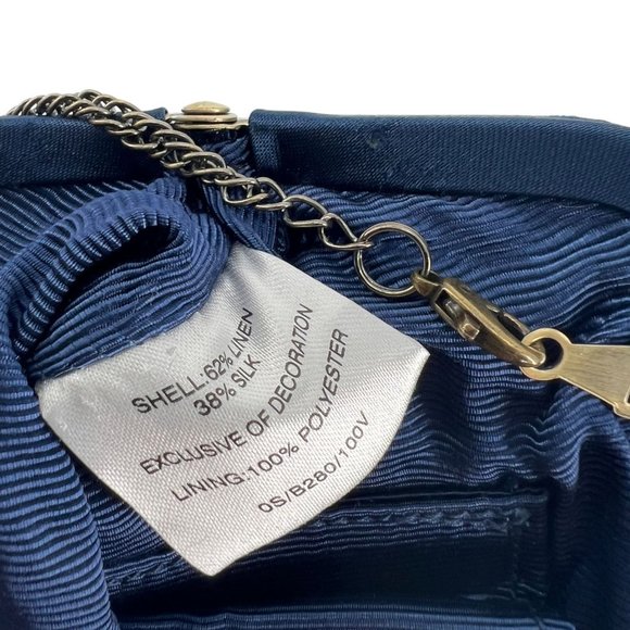 Fenn Wright Manson Tulip Clasp Silk Purse - Picture 8 of 8